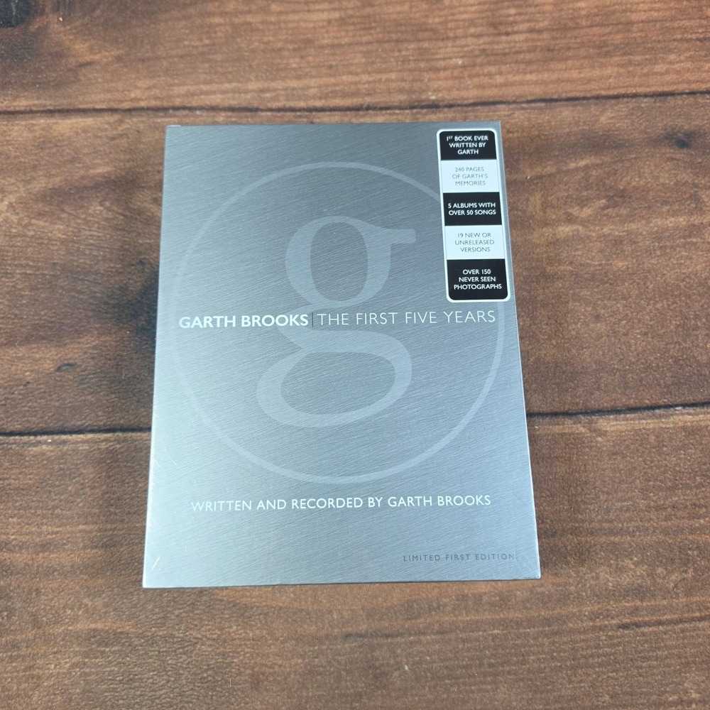 Garth Brooks The Anthology Part I The First Five Years Silver New 5 CD Book Set